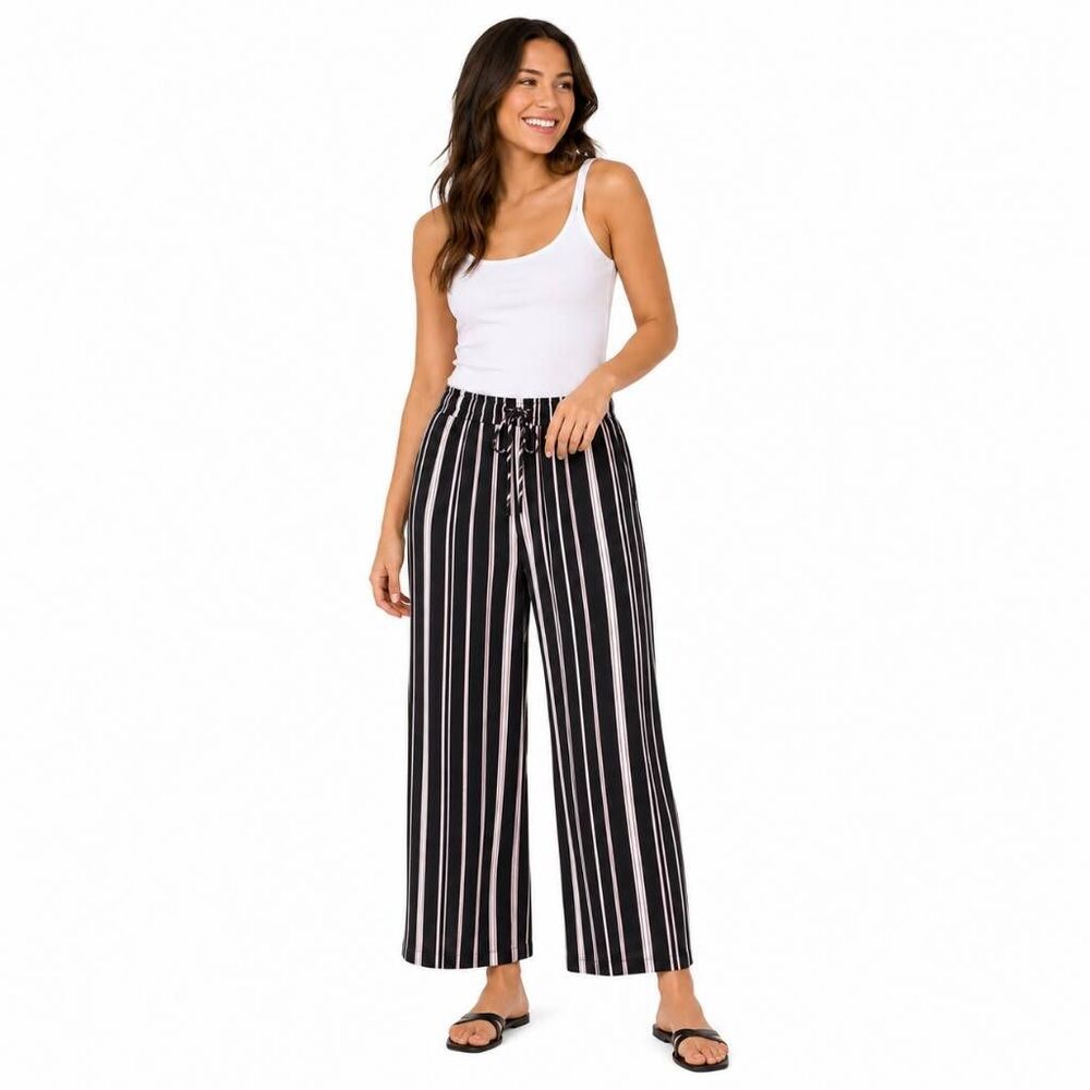 Guess Stripe Culotte Pants Womens XS NWT